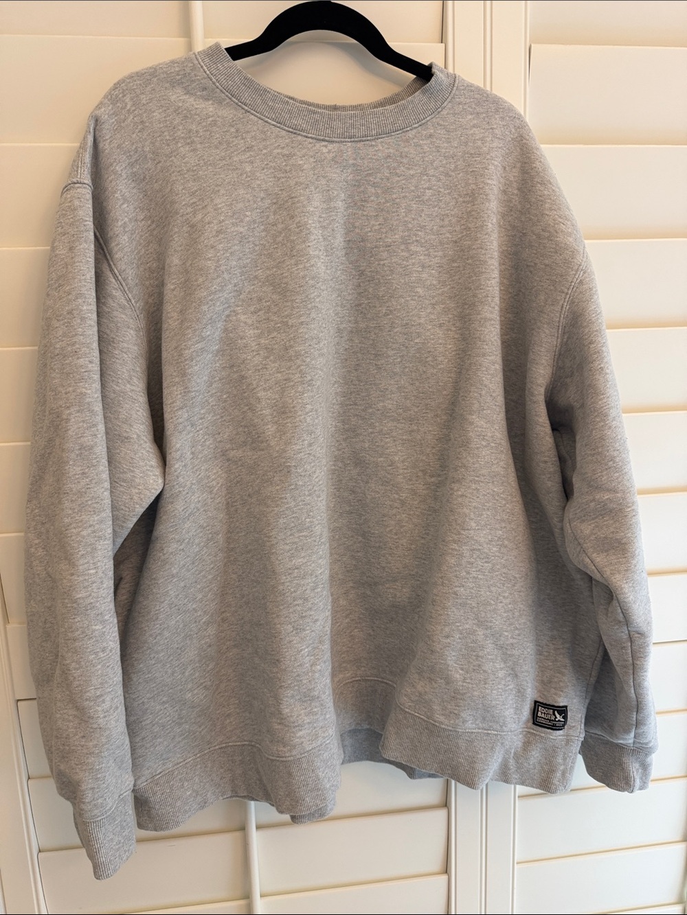Eddie Bauer Light Gray Crewneck Sweatshirt